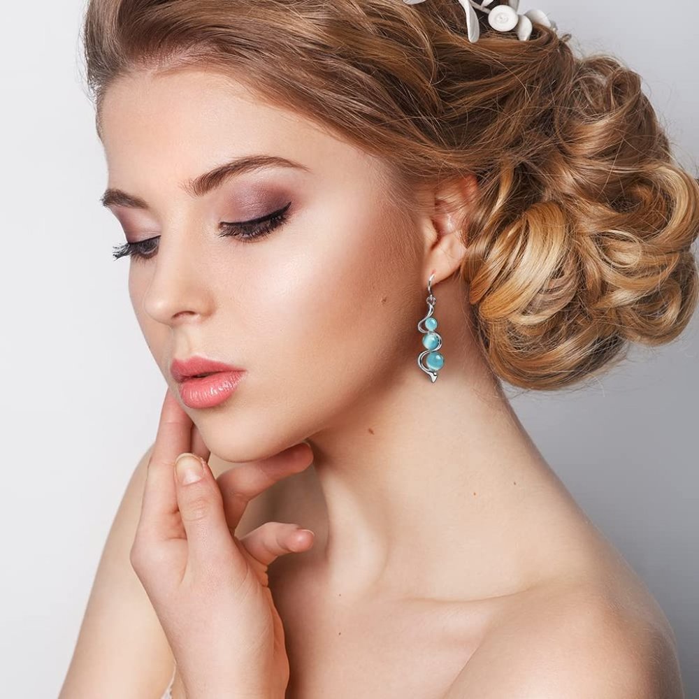 12-14 Pairs Drop Dangle Earrings for Women Boho Jewelry Waterdrop Earrings Set - Picture 4 of 15